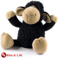 customized OEM design black sheep plush toy
